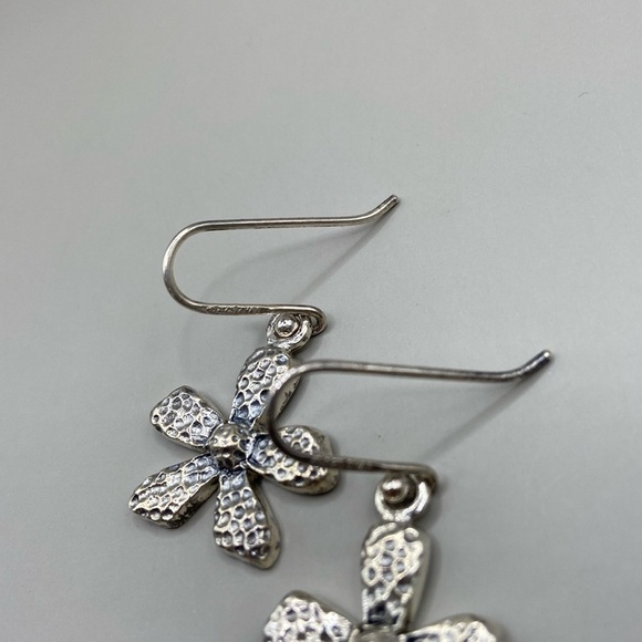 Silpada Textured Dimpled Daisy Earrings - Picture 4 of 6